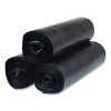 Low-Density Commercial Can Liners, 60 Gal, 1.15 Mil, 38 x 58, Black, Interleaved Roll, 25 Bags/Roll, 4 Rolls/Carton