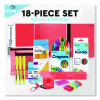 Back To School Supplies Kit For Grades K-5, Red