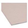 Reinforced Top Tab Colored File Folders, 1/3-Cut Tabs: Assorted, Legal Size, 0.75" Expansion, Gray, 100/Box