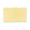 Top Tab File Folders, 1/3-Cut Tabs: Assorted, Letter Size, 0.75" Expansion, Manila, 100/Box