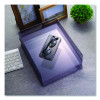 Recycled Plastic Letter Tray, 1 Section, Letter Size Files, 10.16" x 12.8" x 2.76", Translucent Ash, 2/Pack