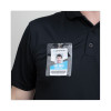 Id Badge Holders With Clip, Vertical, Clear 3.38" x 4.25" Holder, 3.13" x 3.75" Insert, 50/Pack