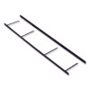 Velobind Reclosable Spines For 11 x 8.5 Documents, 4 Pins, 1.25" (200-Sheet) Capacity, Black, 25/Pack