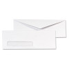 Invoice-Format Address-Window Envelope, #10, Commercial Flap, Gummed Closure, 4.13 x 9.5, White, 500/Box