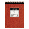 Gold Fibre Retro Wirebound Writing Pads, Red Cover, Wide/Legal Rule And Quadrille Rule (5 Sq/In), (70) White 8.5 x 11 Sheets