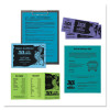 Color Paper - "Cool" Assortment, 24 Lb Bond Weight, 8.5 x 11, Assorted Cool Colors, 500/Ream
