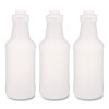 Spray Bottles, 24 Oz, Clear, 3/Pack