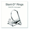 Xtralife Clearvue Non-Stick Slant-D Ring Binder, 3 Rings, 1" Capacity, 11 x 8.5, White