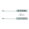 Usb-C Multiport Adapter, Gray/White