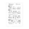 Damage-Free Hanging Picture Hanging Strip Pairs, Holds Up To 2.5 Lb, Medium: 0.75" x 2.75", White, 12/Pack