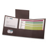 Tri-Fold Pocket Folder, Accommodates (150) 11 x 8.5 Sheets, Black, 20/Box