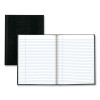 Executive Notebook, 1-Subject, Medium/College Rule, Black Cover, (150) 9.25 x 7.25 Sheets
