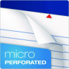 Perforated Writing Pads, Narrow Rule, (50) White 5 x 8 Sheets, Dozen