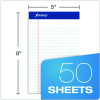Perforated Writing Pads, Narrow Rule, (50) White 5 x 8 Sheets, Dozen