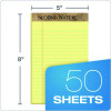 Second Nature Recycled Ruled Pads, Narrow Rule, (50) Canary Yellow 5 x 8 Sheets, Dozen