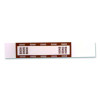 Currency Straps, Self-Adhesive, Fifties, $5,000 Strap, Brown/White, 1,000/Pack