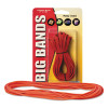 Big Bands Rubber Bands, Size 117b, 0.06" Gauge, Red, 12/Pack