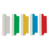 Insertable Index Tabs With Printable Inserts, 1/5-Cut, Assorted Colors, 2" Wide, 25/Pack