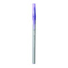 Round Stic Grip Xtra Comfort Ballpoint Pen, Easy-Glide System, Stick, Medium 1.2 Mm, Purple Ink, Gray/Purple Barrel, Dozen
