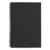 Wirebound Guided Business Notebook, Quicknotes List-Management Format, Dark Gray Linen Cover, (80) 8 x 5 Sheets