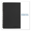 Wirebound Guided Business Notebook, Quicknotes List-Management Format, Dark Gray Linen Cover, (80) 8 x 5 Sheets
