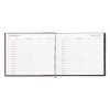 Hardcover Visitor Register Book, Burgundy Cover, 9.78 X 8.5 Sheets, 128 Sheets/Book