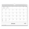 Enterprise Wall Calendar, Geometric Artwork, 15 x 12, White/Gray Sheets, 12-Month (Jan To Dec): 2026