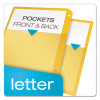 Poly Ring Binder Pockets, 8.5 x 11, Assorted Colors, 5/Pack