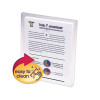 Poly String And Button Interoffice Envelopes, Open-End (Vertical), 9.75 x 11.63, Clear, 5/Pack
