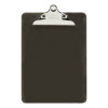 Plastic Clipboard With High Capacity Clip, 1.25" Clip Capacity, Holds 8.5 x 11 Sheets, Translucent Black