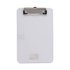 Plastic Clipboard With Low Profile Clip, 0.5" Clip Capacity, Holds 5 x 8 Sheets, Clear