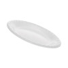 Placesetter Deluxe Laminated Foam Dinnerware, Plate, 6" Dia, White, 1,000/Carton