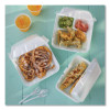 Translucent Drink Cups, Horizontal Sidewall Ribbing, 16 Oz, Plastic, 80/Pack, 12 Packs/Carton