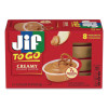 Spreads, Creamy Peanut Butter, 1.1 Oz Cup, 8/Box