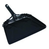 Heavy-Duty Metal Dust Pan, 12 X 14, 20-Gauge Steel, Black
