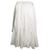 Cut-End Wet Mop Head, Rayon/Polyester, Non-Woven, White, 20Oz