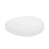 Newspring Delitainer Microwavable Container Lid, 6.5" Diameter x 0.5" h, Translucent, Plastic, 120/Carton