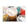 Newspring Delitainer Microwavable Container Lid, Recessed, 4.7" Diameter x 0.4" h, Translucent, Plastic, 480/Carton