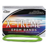 X-Treme Rubber Bands, Size 117b, 0.08" Gauge, Lime Green, 1 Lb Box, 200/Box
