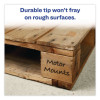 Marks A Lot Regular Desk-Style Permanent Marker, Broad Chisel Tip, Black, Dozen