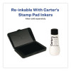 Pre-Inked Felt Stamp Pad, 4.25" x 2.75", Black