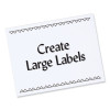 Labels, Laser Printers, 8.5 X 11, White, 100/Box