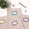 Ecofriendly Adhesive Name Badge Labels, 3.38 X 2.33, White, 80/Pack