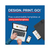 Copier Mailing Labels, Copiers, 2 X 4.25, White, 10/Sheet, 100 Sheets/Box