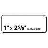 Repositionable Address Labels w/Surefeed, Laser, 1 x 2.63, White, 3000/Box