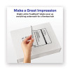 Waterproof Shipping Labels With Trueblock Technology, Laser Printers, 5.5 X 8.5, White, 2/Sheet, 50 Sheets/Pack