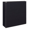 Heavy-Duty View Binder With Durahinge And Locking One Touch Ezd Rings, 3 Rings, 4" Capacity, 11 X 8.5, Black