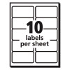 Shipping Labels W/ Trueblock Technology, Inkjet Printers, 2 X 4, White, 10/Sheet, 50 Sheets/Box