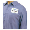 Flexible Adhesive Name Badge Labels, 3.38 X 2.33, White, 160/Pack