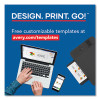 Printable Microperforated Business Cards With Sure Feed Technology, Inkjet, 2 x 3.5, White, 10/Sheet, 100 Sheets/Bx